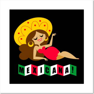 Mexicana Sombrero! Posters and Art